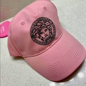 Versace Pink Medusa hat